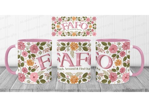 FAFO Mug – Sip, Swear & Scare Before Coffee