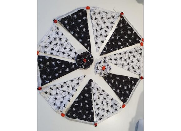 Halloween Bunting and Hair Clip set
