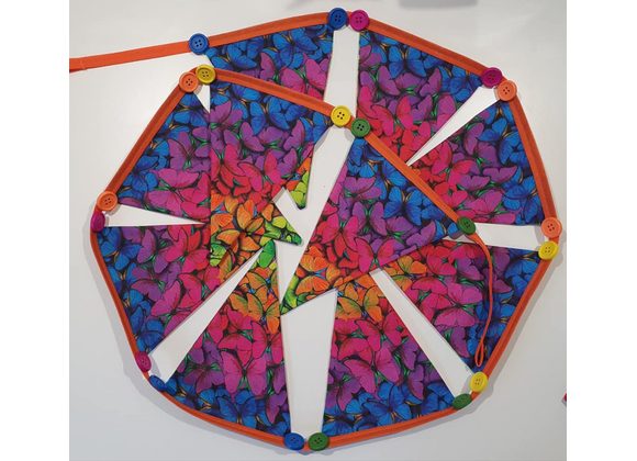 Rainbow Butterfly Bunting
