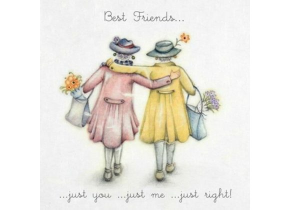 Best Friends card By Berni Parker 
