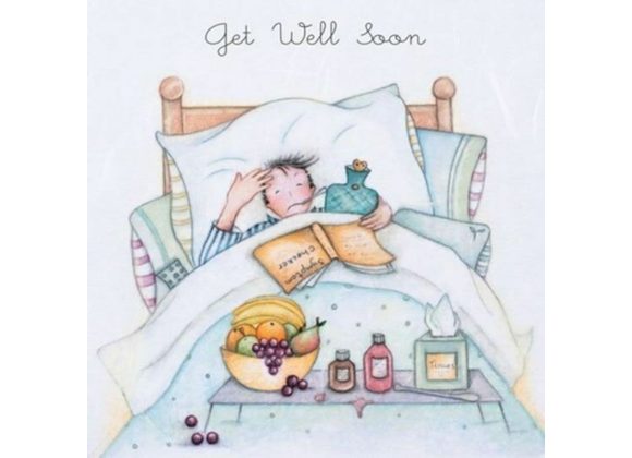 Get Well Soon Card By Berni Parker 