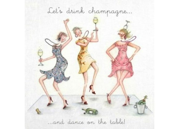 Let's drink champagne By Berni Parker 