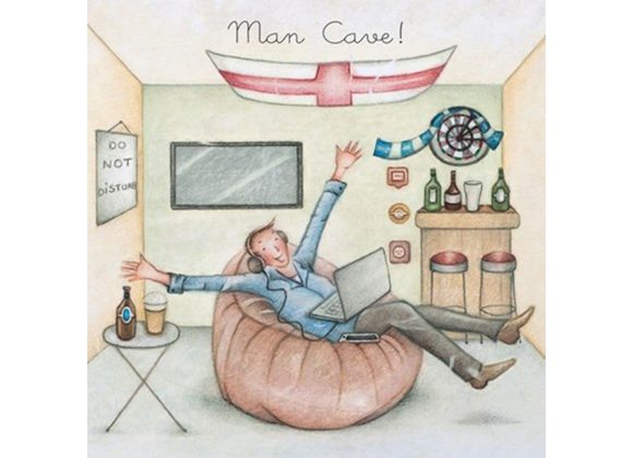 Man Cave - by Berni Parker