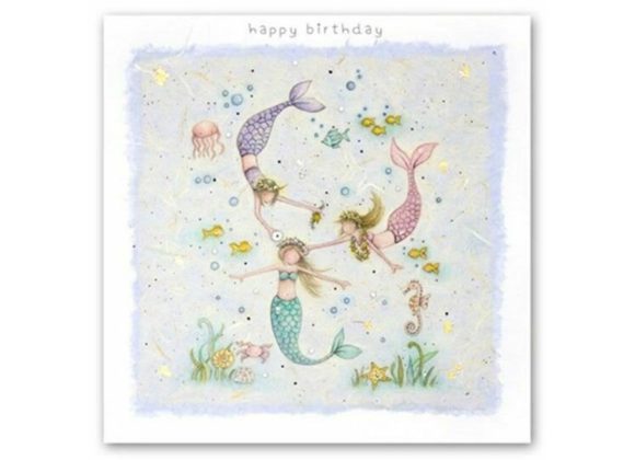 Little Mermaids Card by Berni Parker