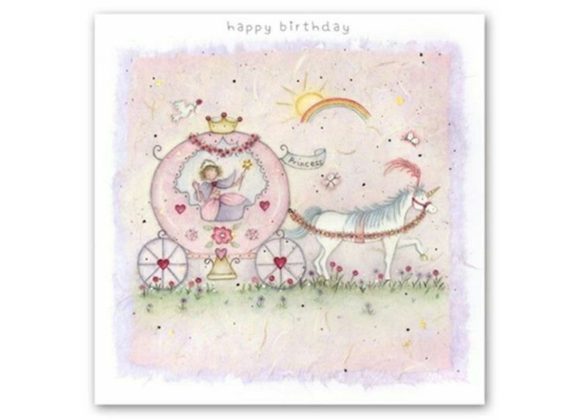 Pretty Princess Happy Birthday Card by Berni Parker