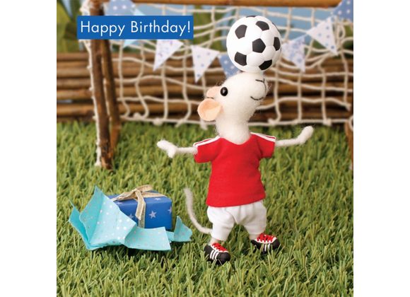 Happy Birthday - Mouse Footballer