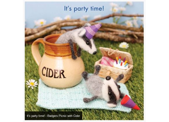 It's party time! - Badgers Picnic with Cider