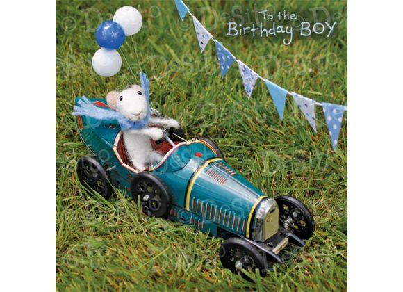 To the Birthday Boy - Mouse in Car