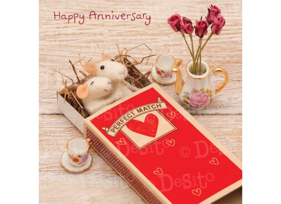 Perfect Match - Anniversary Card