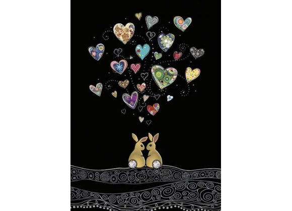 Love Bunnies - Bug Art Card