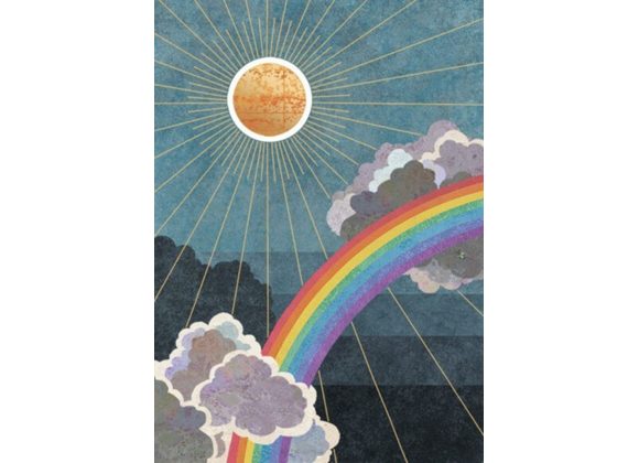 Rainbow - Bug Art Card