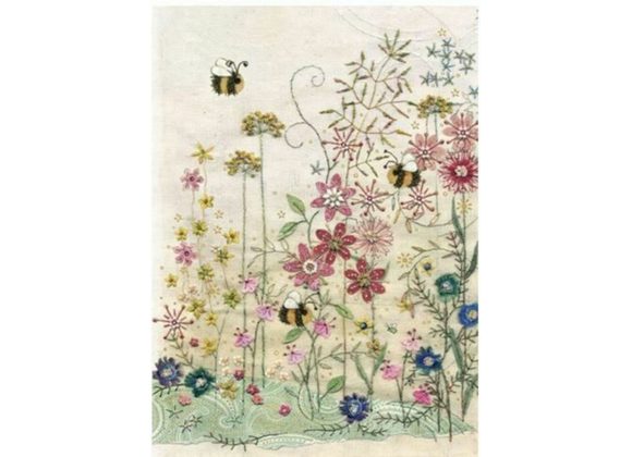 Bees Meadow - Bug Art Card 