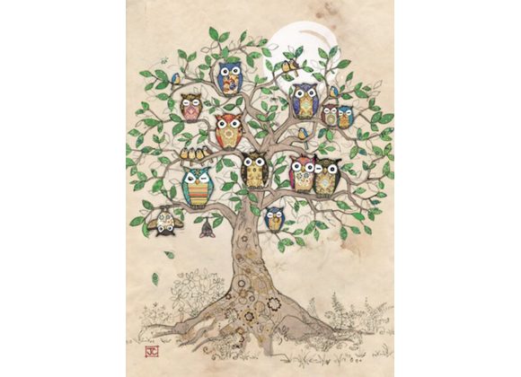Owl Roost - Bug Art Card