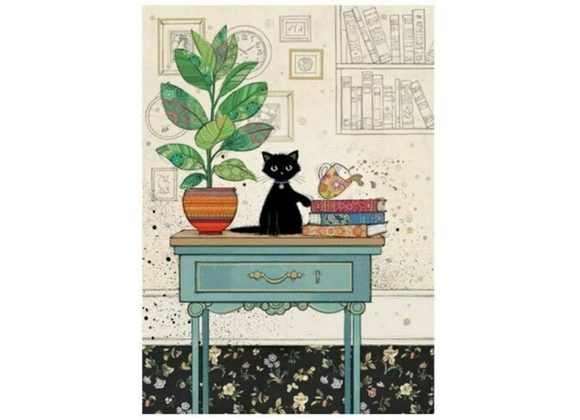 Table Kitty - Bug Art Card