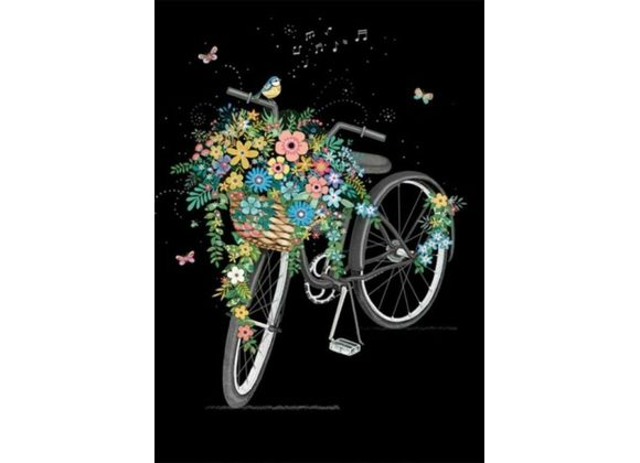 Flower Bike - Bug Art Card