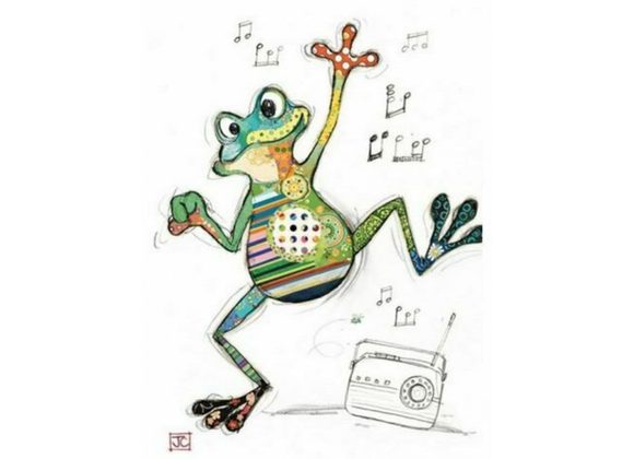 Freddy Frog - Bug Art Card 