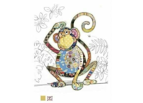 Monty Monkey - Bug Art Card