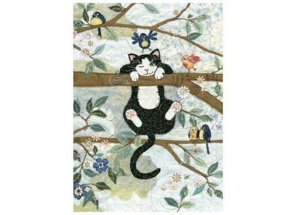 Tree Cat - Bug Art Card