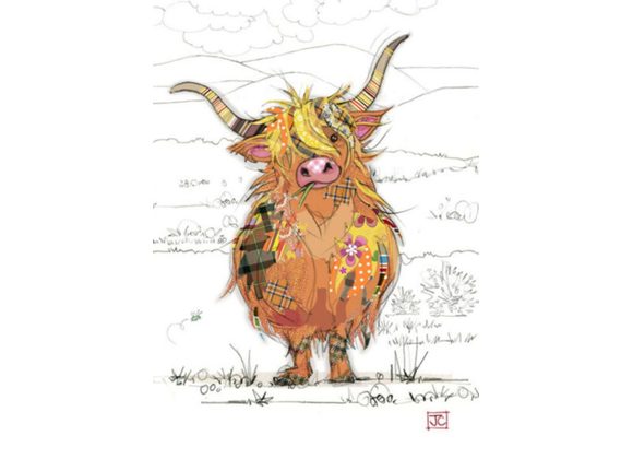 Highland Hamish - Bug Art Kooks Card