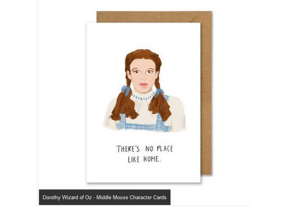Dorothy Wizard of Oz - Middle Mouse Character Cards