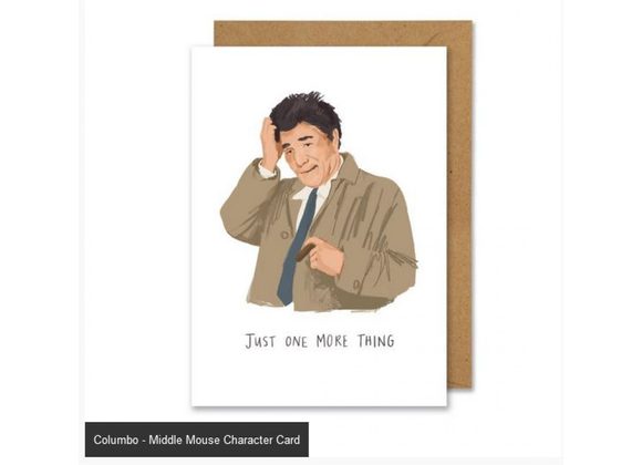 Columbo - Middle Mouse Character Card