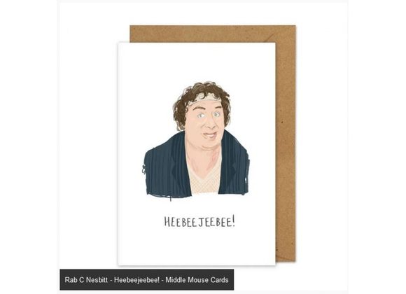 Rab C Nesbitt - Heebeejeebee! - Middle Mouse Cards