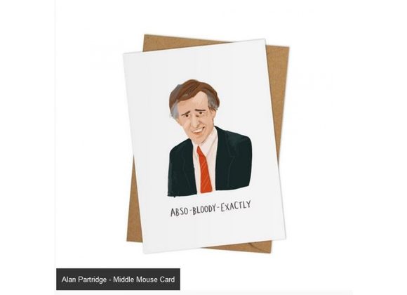 Alan Partridge - Middle Mouse Card