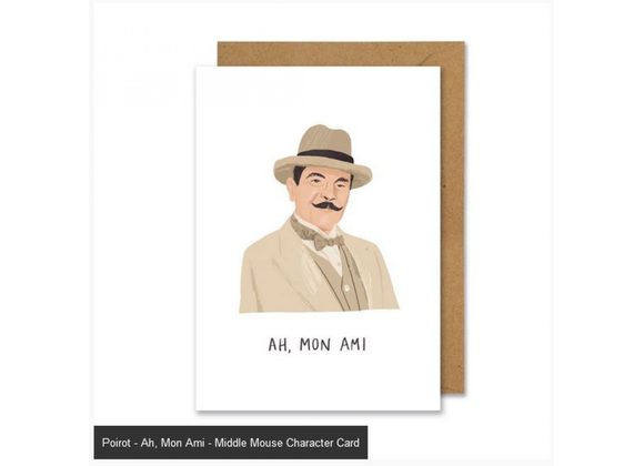 Poirot - Ah, Mon Ami - Middle Mouse Character Card