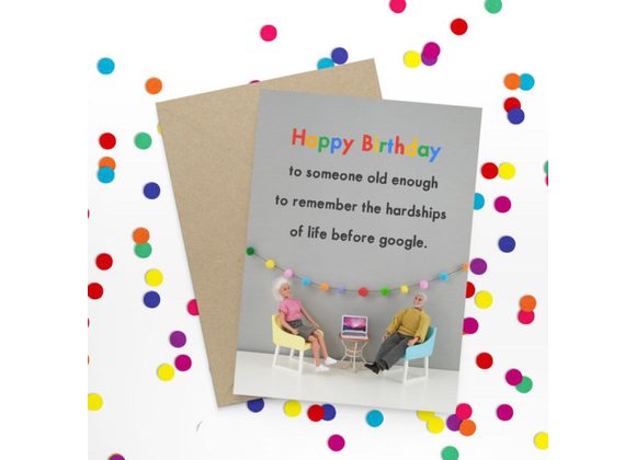 Hardships of life Happy Birthday - Bold & Bright Card