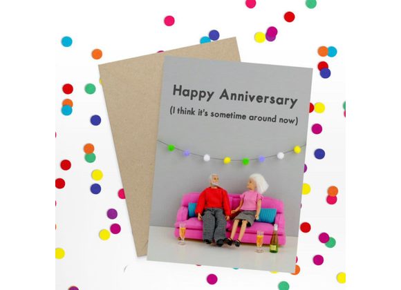 Happy Anniversary.. - Bold & Bright Card