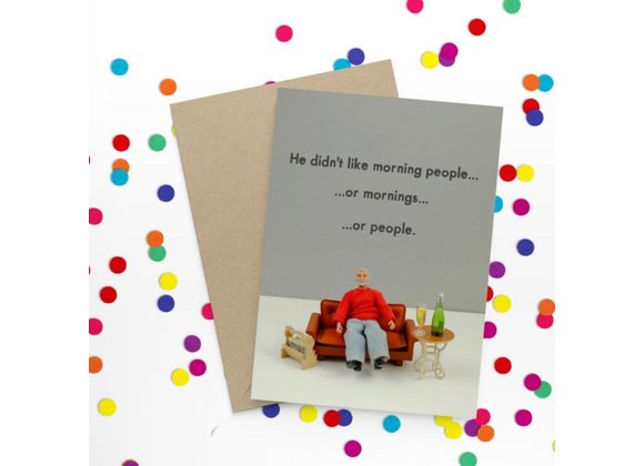 Morning People card by Bold & Bright