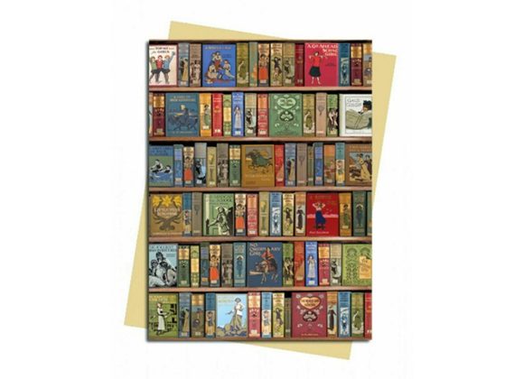 High Jinks Bookshelves Greetings Card