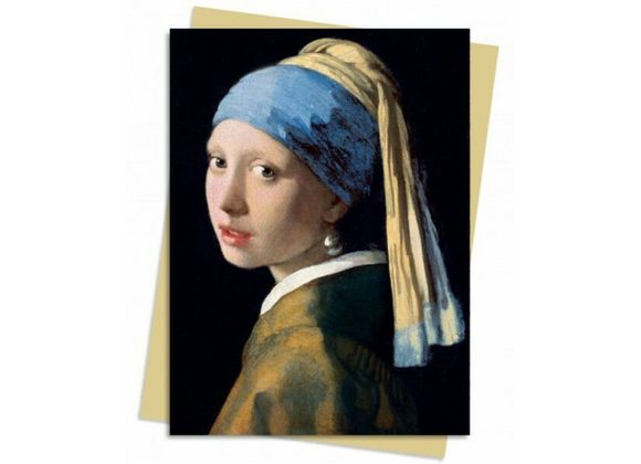 Girl With a Pearl Earring Greeting Card