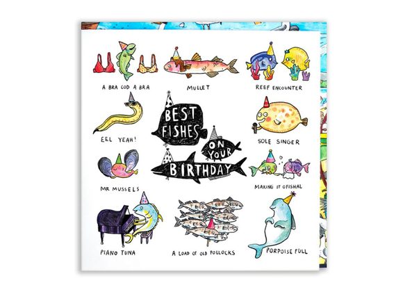 Best Fishes card - Jelly Armchair Card