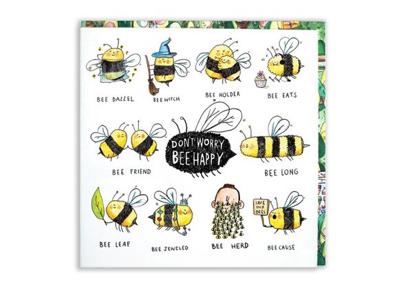 Happy Bee Day - Jelly Armchair Card