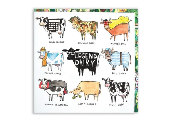 Legend dairy - Jelly Armchair Card