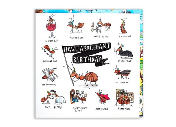 Have a Brilli-ant Birthday - Jelly Armchair Card