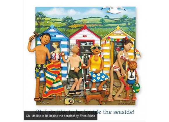 Oh I do like to be beside the seaside! by Erica Sturla