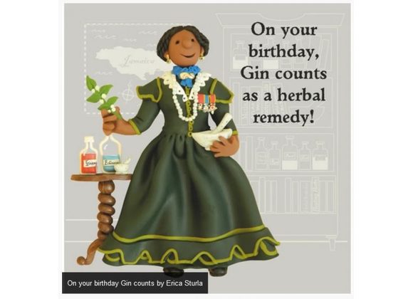 On your birthday Gin counts by Erica Sturla