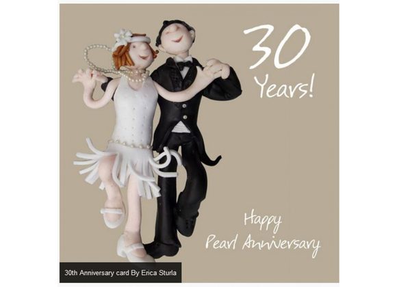 30th Anniversary card By Erica Sturla