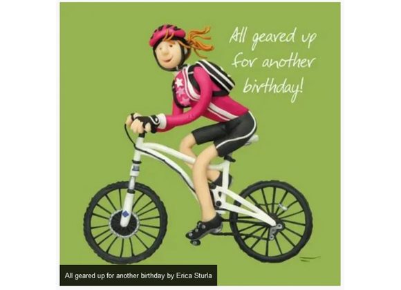 All geared up for another birthday by Erica Sturla