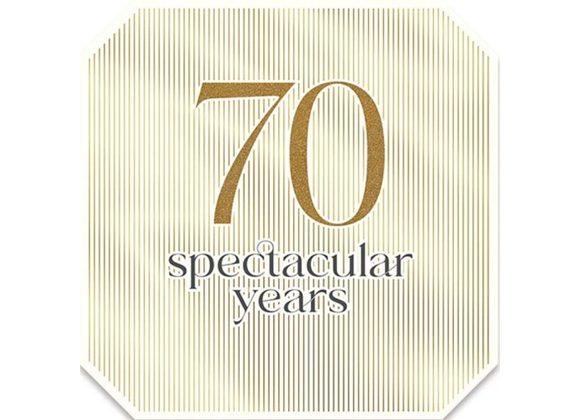 70 spectacular years - Pigment card