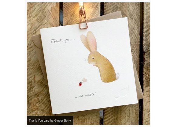 Thank You card by Ginger Betty