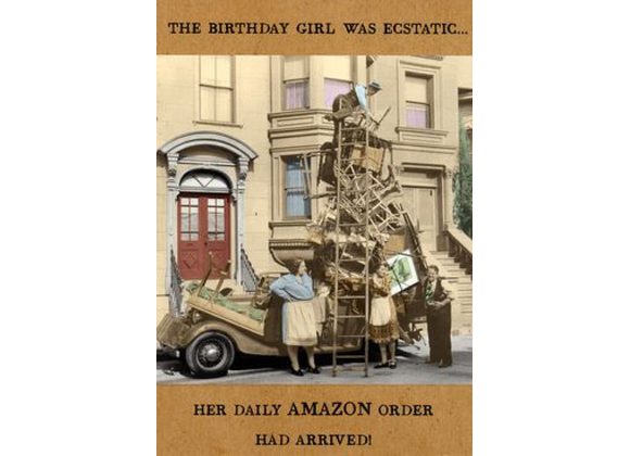 Birthday Girl Amazon Order Birthday Card