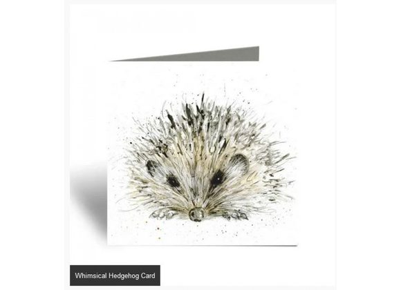 Whimsical Hedgehog Card by Sarah Boddy