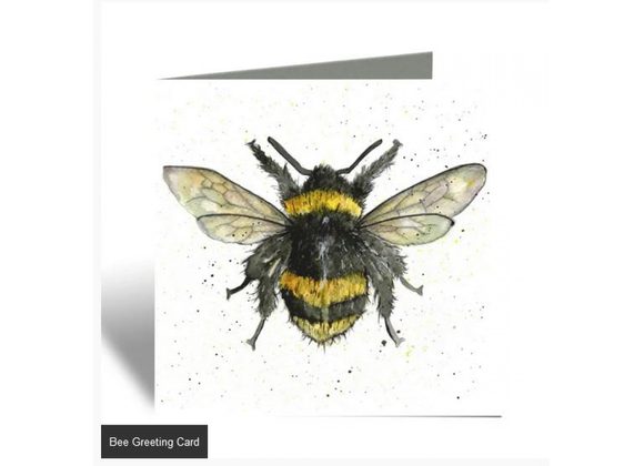 Bee Greeting Card by Sarah Boddy