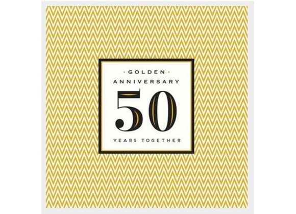 Golden Anniversary 50 Years Together - Anniversary Card