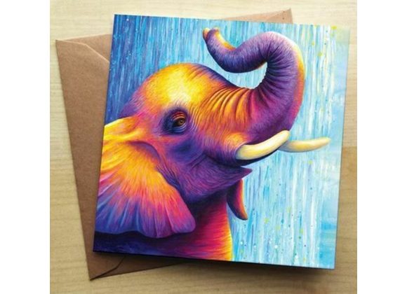 Elephant Card by artist Rachel Froud
