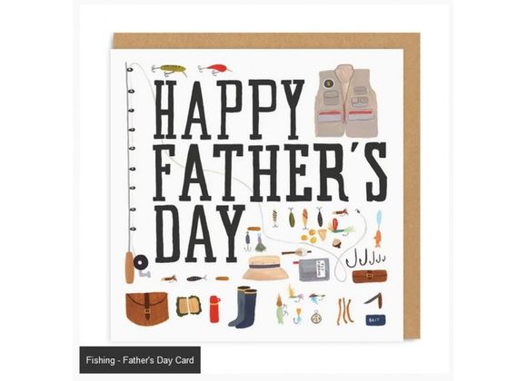 Father's Day Card - Fishing 