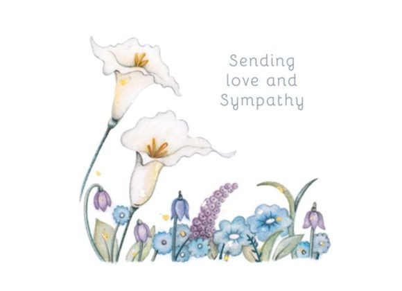 Sending Love And Sympathy card by Berni parker